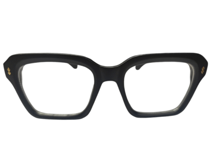 Matt Black Sheet Frame Zero Power Blue Cut Glasses
